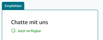 Chat Support Schritt 2